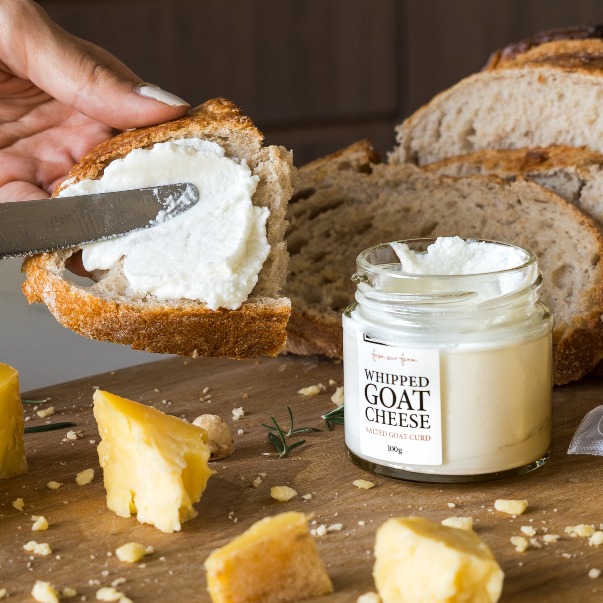 Whipped Goat Cheese  - Meredith Dairy